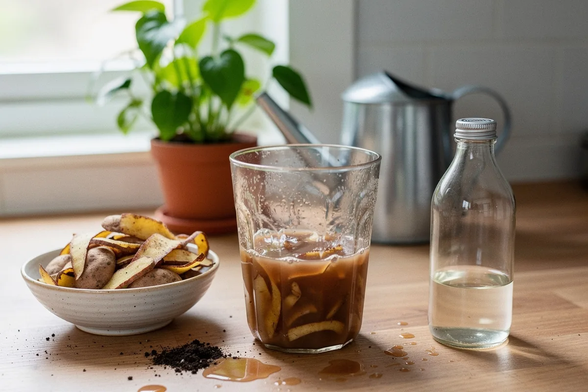 Bucce di patata con aceto: a cosa serve questa miscela e perché usarla in casa