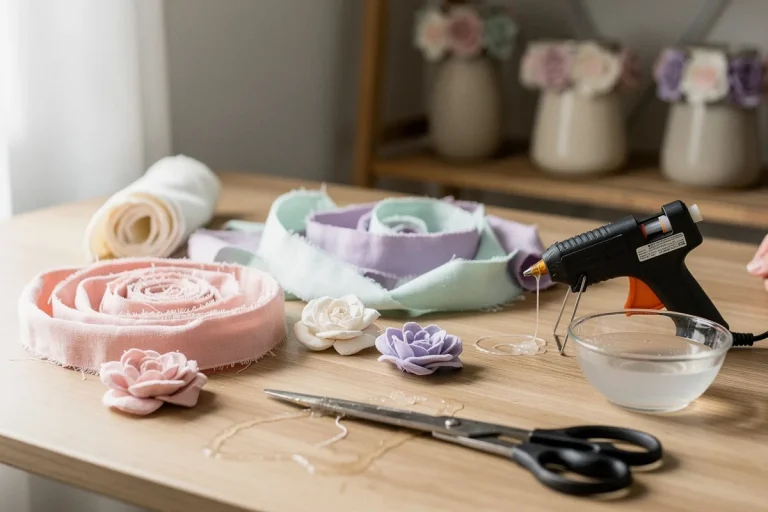 DIY facilissimo: come fare fiori di stoffa con vecchie lenzuola per decorare tutta la casa