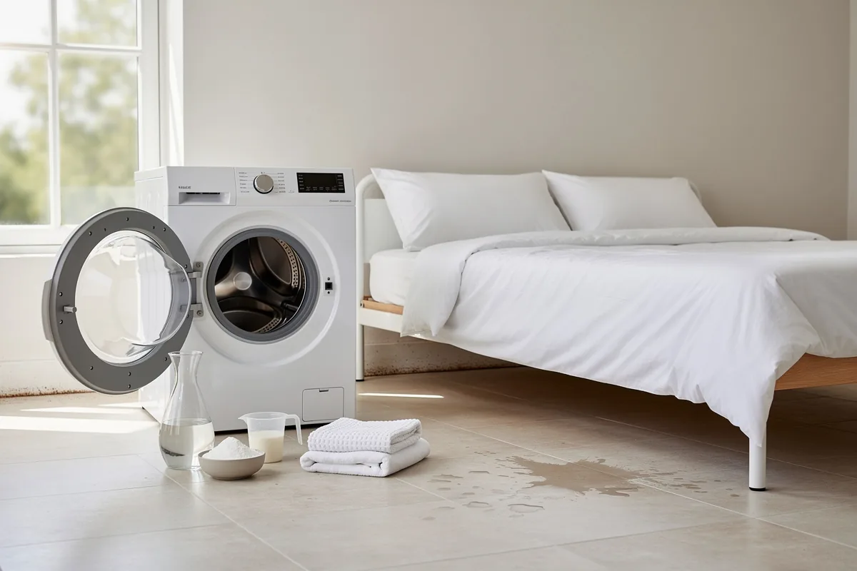 Il trucco delle lavanderie per avere lenzuola bianche come nuove in pochi minuti