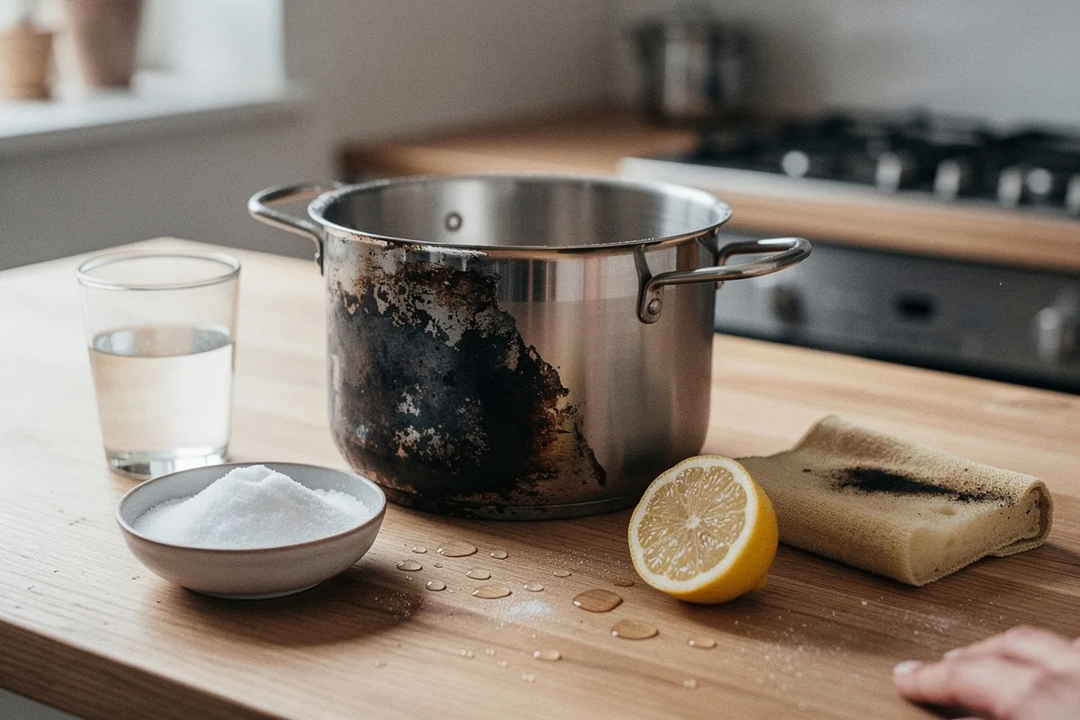Pentole annerite: con il trucco della nonna tornano come nuove