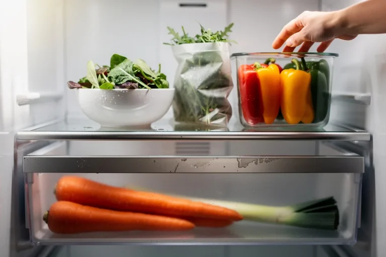 Questa semplice organizzazione del frigorifero mantiene le verdure fresche fino al doppio