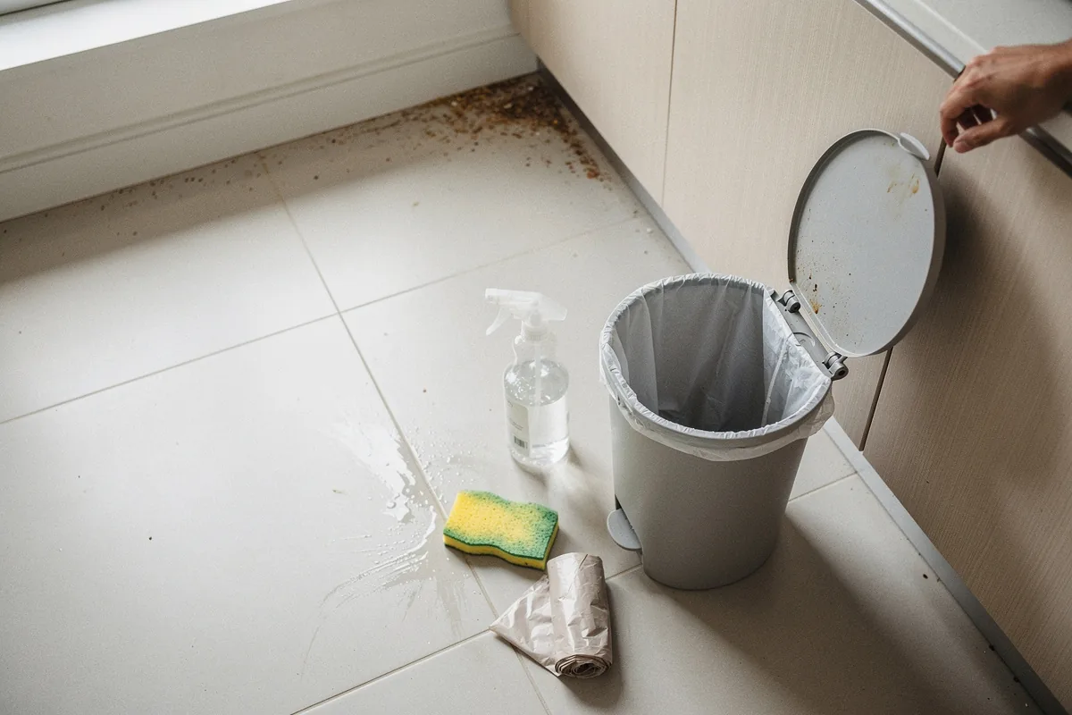 Spruzzare aceto nel secchio della spazzatura: a cosa serve e ogni quanto è consigliato